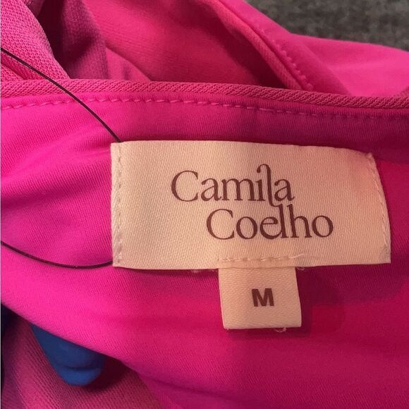 Camila Coelho Imani Mini Long Sleeve Cutout Dress in Fuschia | Size M - Picture 10 of 10